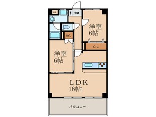 コンフォート・スクエア安部山の物件間取画像